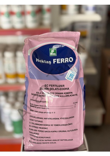 Ferro %6 Eddha Şelatlı Demir Gübresi | 1 kg