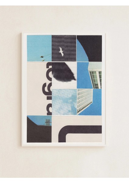 Urban Fragments – Mimari Kolaj Poster – 50X70 cm | Çerçevesiz fiyatları