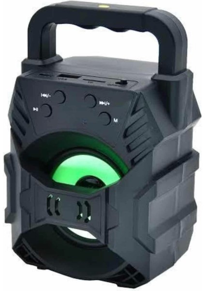 Işıklı Bluetooth Hoparlör Ses Bombası Taşınabilir Yüksek Ses Kaliteli Radyo Özelliği modelleri