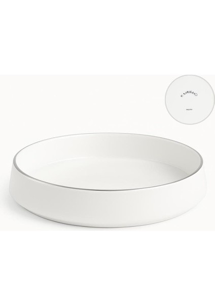 Sufi Platin 6'lı Makarna/mantı Tabağı 21CM