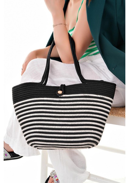 Kadın Hasır Çanta El Örgülü Jüt Hasır Omuz Plaj Çantası fiyatları