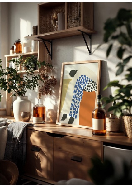 Soft Geometry – Üçlü Poster Seti – 30X40 cm | Çerçevesiz modelleri