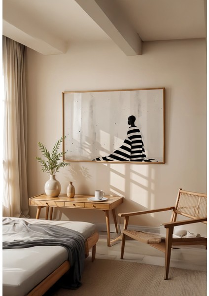 Silent Form – Minimalist Figüratif Poster – 30X40 cm | Çerçevesiz fiyatları