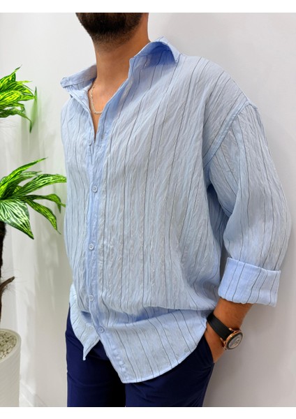 Erkek Yeni Sezon Uzun Kol Gömlek Regular Kalıp Terletme Yapmaz Göbek Göstermez fiyatları