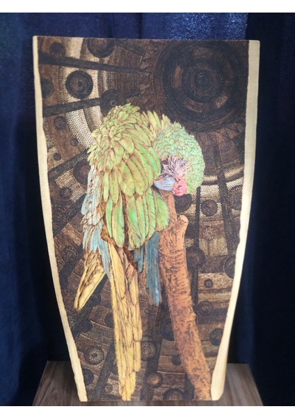 El Yakması Ahşap Tablo