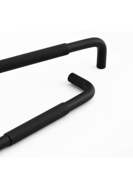 Uber Tırtıklı Mat Siyah Metal Kulp 128 mm Mobilya Çekmece Mutfak Dolabı Dolap Modern Kapak Kulpları fırsatları