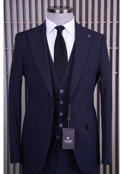 Erkek Yelekli Takım Elbise 7366 modelleri