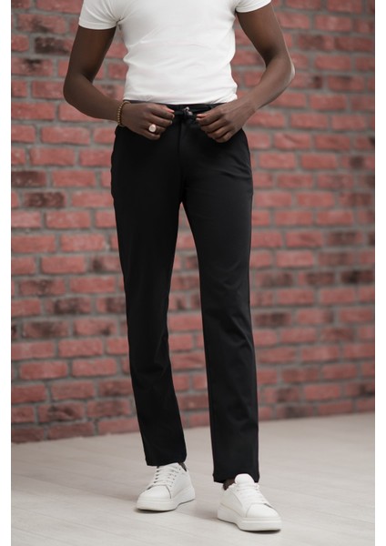 Regular Fit Likralı Penye Kumaş Beli Iplikli ve Lastikli Jogger Pantolon modelleri