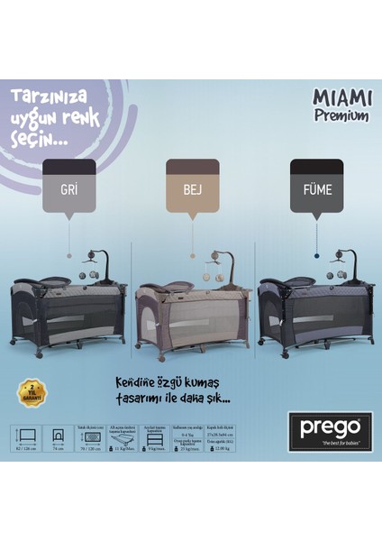 Miami Premium Dönenceli Anne Yanı Oyun Parkı 8040 fiyatları