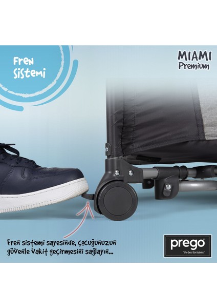 Miami Premium Dönenceli Anne Yanı Oyun Parkı 8040