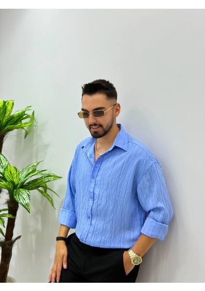 Erkek Yeni Sezon Uzun Kol Gömlek Regular Kalıp Terletme Yapmaz Göbek Göstermez modelleri
