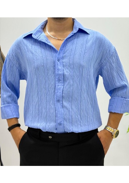 Erkek Yeni Sezon Uzun Kol Gömlek Regular Kalıp Terletme Yapmaz Göbek Göstermez indirimleri