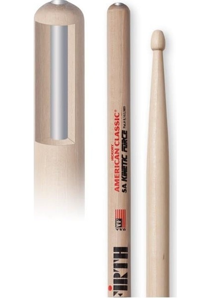 Baget (Çift) 5A Wood Kınetıc Force, Hıckory, 0.565 modelleri