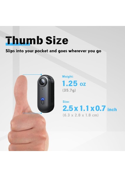 H.265 4K Vücut Kamerası 360° Dönebilen ve Manyetik Klipsli Giyilebilir Kamera 32GB SD HEDİYE