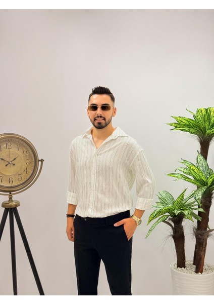 Erkek Yeni Sezon Uzun Kol Gömlek Regular Kalıp Terletme Yapmaz Göbek Göstermez modelleri