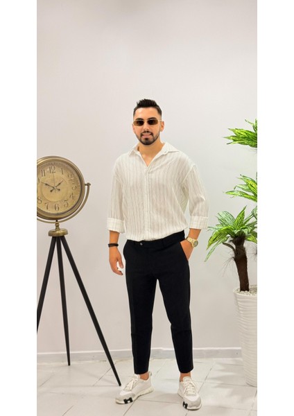 Erkek Yeni Sezon Uzun Kol Gömlek Regular Kalıp Terletme Yapmaz Göbek Göstermez indirimleri