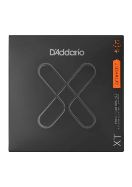 Daddarıo XTAPB1047 Akustik Gitar Tel Seti, Phosphor Bronze, Lıght Coated
