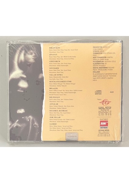Sezen Aksu Söylüyor CD (Jelatininde Sıfır Orijinal Dönem Baskı Cd) fiyatları