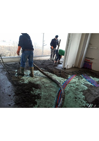 İzobozz Feltbi - 10mm 1000gr/m2 Polyester Elyaf Şap Altı Şiltesi 1X15M RULO