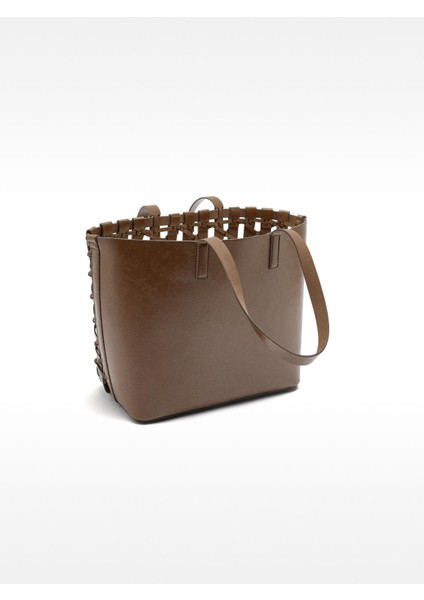 Düğümlü Örme Shopper Çanta modelleri