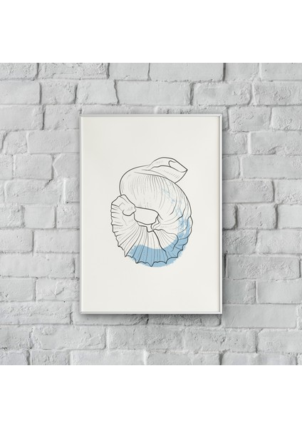 ''seashell Memory'' Poster Tablo (Çerçeveli)