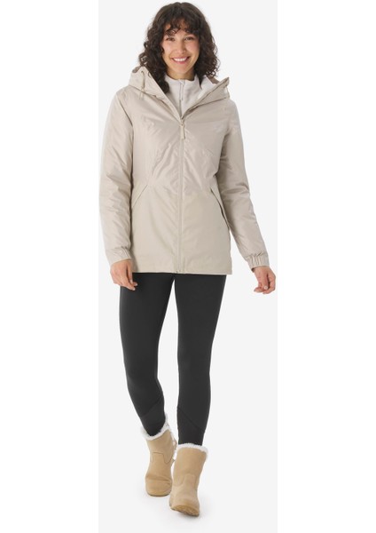 Quechua Kadın Outdoor Su Geçirmez Kar Montu/kışlık Mont - Bej - NH100 -5 °c fiyatları