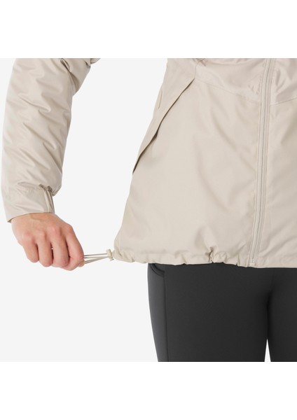 Quechua Kadın Outdoor Su Geçirmez Kar Montu/kışlık Mont - Bej - NH100 -5 °c indirimleri
