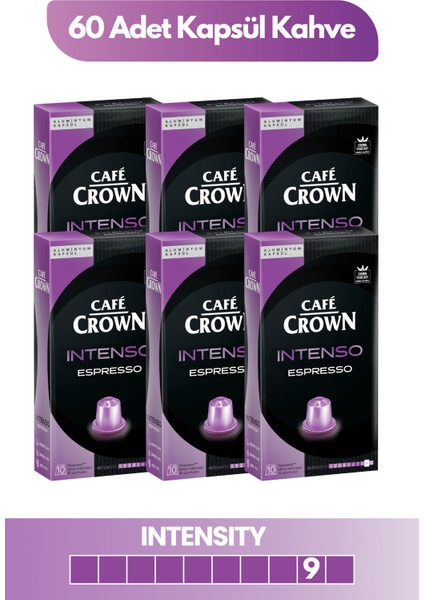 60'lı Intenso Kapsül Kahve Nespresso Uyumlu Avantajlı Paket - 60 Al 40 Öde!