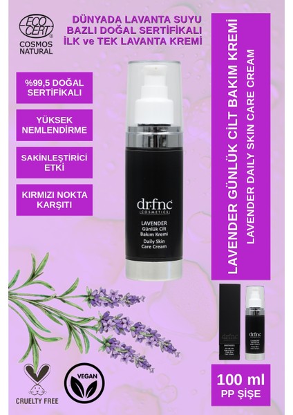 Lavender Günlük Cilt Bakım Kremi