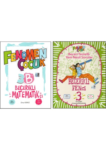 Fenomen 3. Sınıf Becerikli 3b Matematik+Becerikli Fenci (2 Kitap)