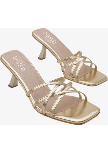 Luna Kadın Zarif Kısa Topuklu Günlük Terlik