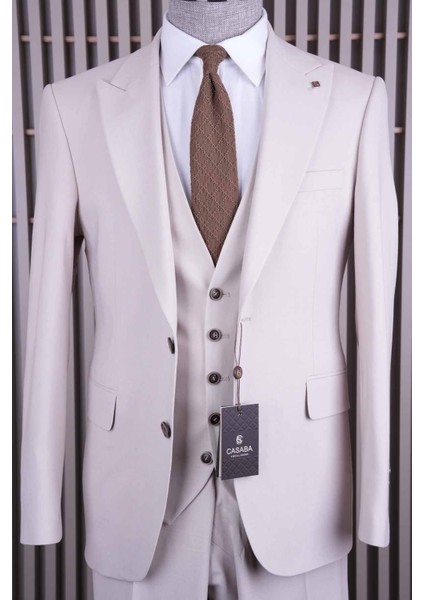 Erkek Yeleklli Takım Elbise 7426