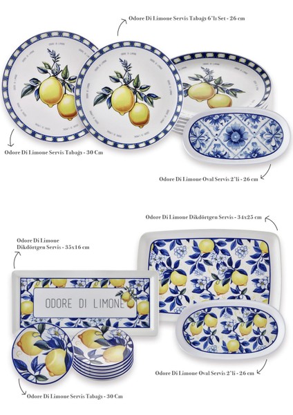 Odore Di Limone Kahvaltı Takımı 6 Kişilik 1902