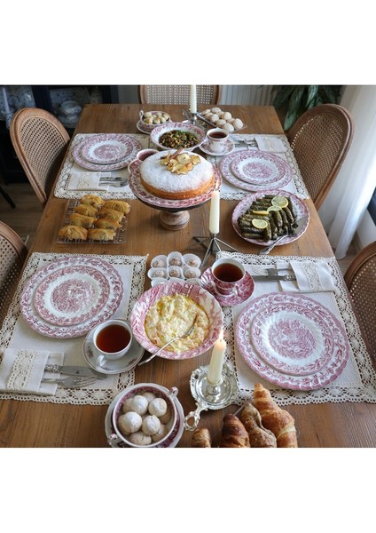 Haki Güpürlü Servis Peçetesi, Çek Cebi, Tek Boyut modelleri