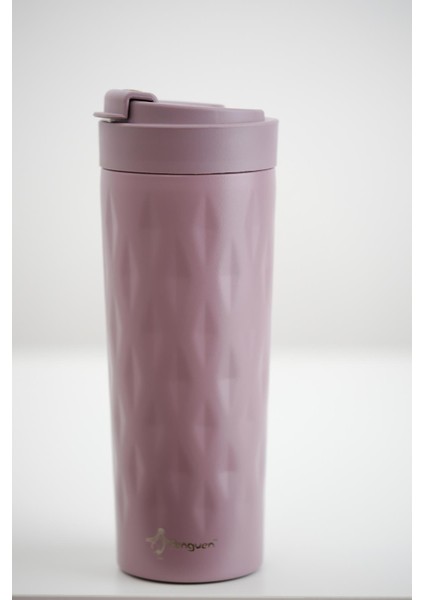 PNG-1167 500ML Flip Kapak Desenli Çelik Mug | 6 Saat Sıcak 12 Saat Soğuk | Sızdırmaz & Bpa Free fiyatları
