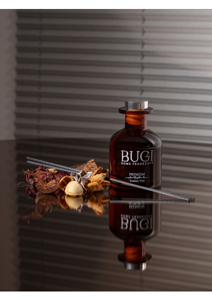 Timber Veil Ev Oda Ortam Kokusu, Çubuklu Oda Kokusu Okyanus Çiçeği 150ML Yoğun Kalıcılık