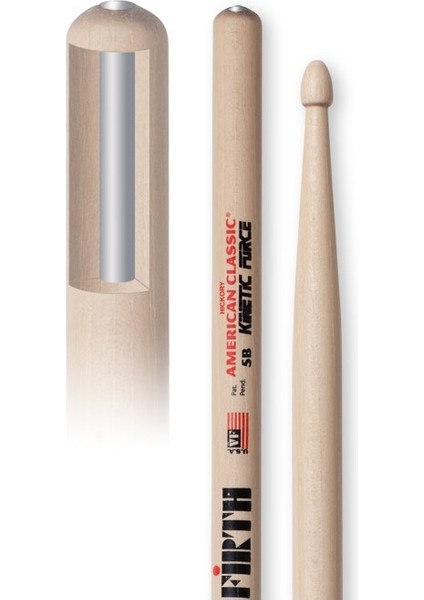 Baget (Çift) 5b Wood Kınetıc Force, Hıckory, 0.595