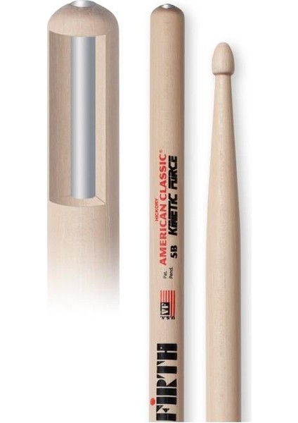 Baget (Çift) 5b Wood Kınetıc Force, Hıckory, 0.595 modelleri