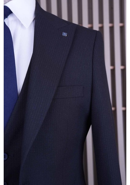 Erkek Yelekli Takım Elbise 7382