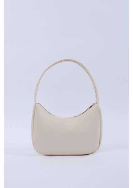 Krem SHK229 Suni Deri , Fermuarlı Tek Bölmeli , Baget Model El, Kol ve Omuz Çantası fırsatları