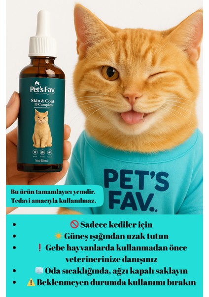 Plus B Kedi Tüy Dökülmesi Önleyici & Deri Sağlığı Damlası Biotin, Çinko ve B Vitamini 50 ml fiyatları