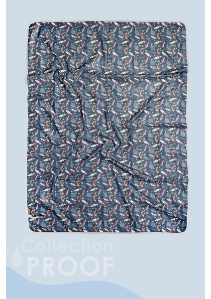 Proof Sıvı Geçirmez 140X140 cm Bebek Çocuk Oyun Etkinlik Aktivite Beslenme Örtüsü Galaxy fiyatları
