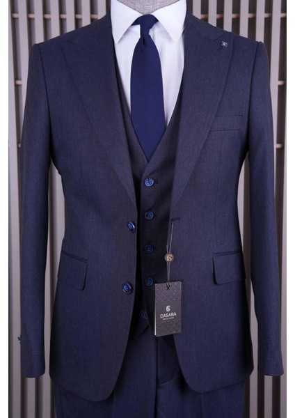 Erkek Yelekli Takım Elbise 7405 modelleri