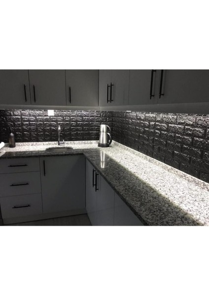 70X500CM Esnek Köpük Duvar Paneli, 3D Tuğla Desen, Kendinden Yapışkanlı, Şık ve Pratik fırsatları