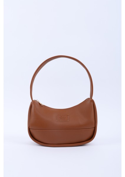 Taba SHK229 Suni Deri , Fermuarlı Tek Bölmeli , Baget Model El, Kol ve Omuz Çantası