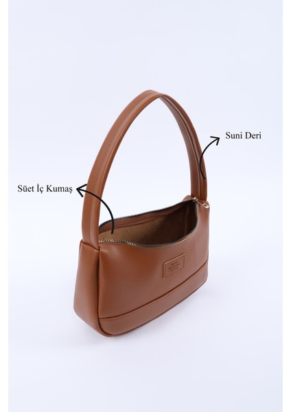 Taba SHK229 Suni Deri , Fermuarlı Tek Bölmeli , Baget Model El, Kol ve Omuz Çantası indirimleri