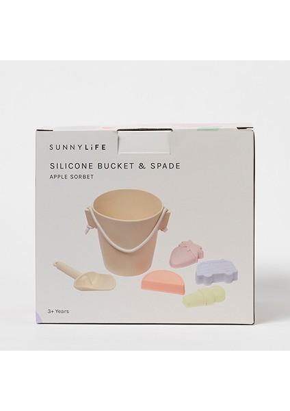 Elma Sorbet Karışık Silikon Kova & Kürek Seti