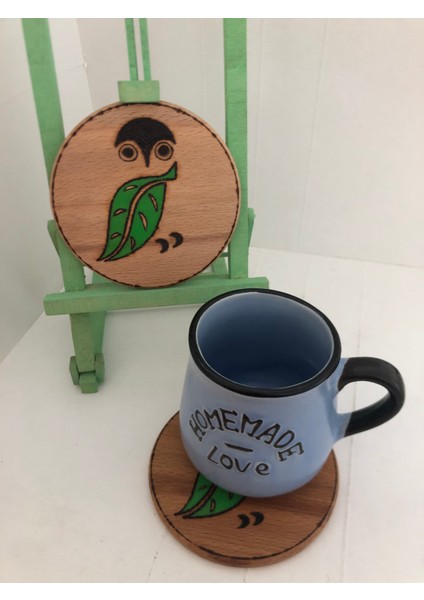 El Yakması Ahşap Bardak Altlığı modelleri