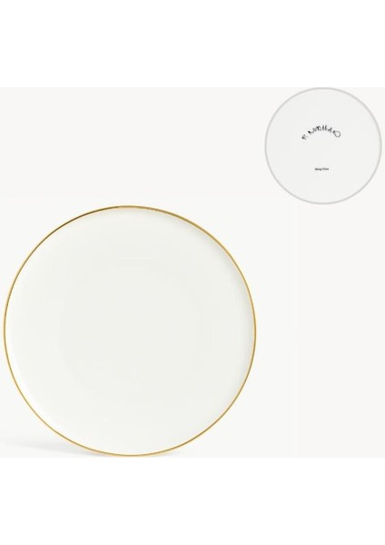 Sufi Altın 6'lı Tatlı Tabağı 20CM