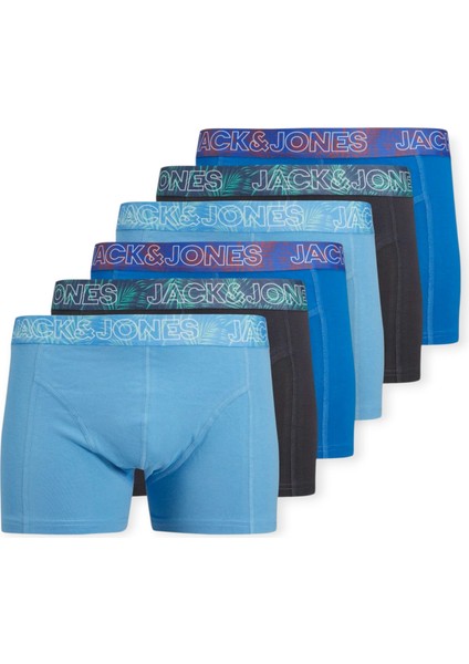 Jack Jones Premium Kemerli Erkek 6 Lı Boxer 12277585